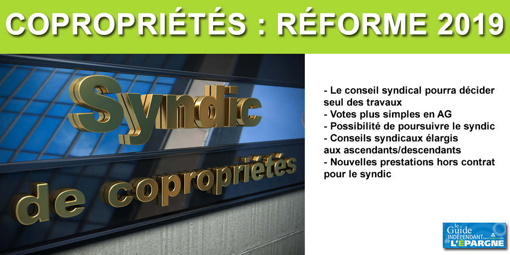 Copropriétés : la réforme 2019 ne prévoit finalement pas de plan de travaux, incroyable !