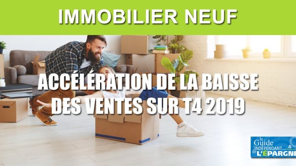 Immobilier dans le neuf : les ventes d'appartements en forte baisse (-3.30%) en 2019