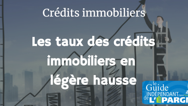 Crédits immobiliers : légère remontée, les taux repassent au-dessus du niveau de l'inflation